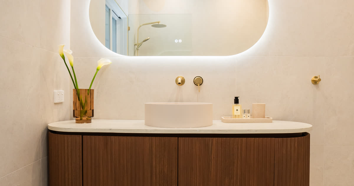 Selection of bathroom tiles including ceramic, porcelain and natural stone options for a Sydney bathroom renovation